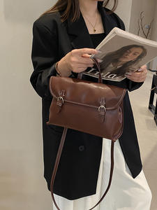 Bolso Bandolera Vintage 2025, de Alta Calidad, en Cuero Vacuno de Primera Capa, para Viajes Diarios, Versátil, de Cuero Genuino, Tamaño Mediano - Product Image 5