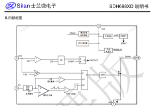 Silans SDH6983D SMD DIP-8-300-2.54แพคเกจในตัวสูง PFC ไม่แยกชิปไดรเวอร์ไฟ LED - Product Image 3