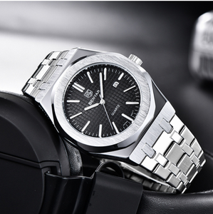 Relojes de Lujo para Hombre con Movimiento de Cuarzo, Relojes de Negocios con Fecha Automática, Reloj con Movimiento Japonés, Cronógrafo para Hombre, Reloj Hombre - Product Image 4