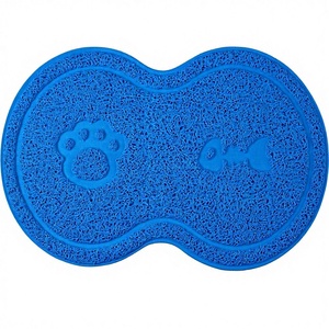 Tapis de litière pour chat en PVC à motif animalier, fourni par l'usine - Utilisation toutes saisons, 18x10,4 pouces, tapis attrape-litière non toxique pour chat - Product Image 1