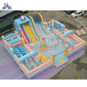 Lilytoys <span class=keywords><strong>Inflatable</strong></span> sân chơi cho trẻ em <span class=keywords><strong>Inflatable</strong></span> công viên sân chơi <span class=keywords><strong>Inflatable</strong></span> vui vẻ thành phố với nhảy Bouncer và trượt - Product Image 1