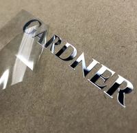 Autocollants de transfert de logo personnalisés, impression UV, transfert de logo, feuille d'or, adhésif métallique, effet 3D pour l'emballage de parfums et de bougies