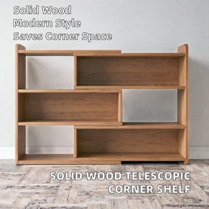 Librería de Madera Maciza para Sala de Estar u Oficina en Casa - Product Image 2