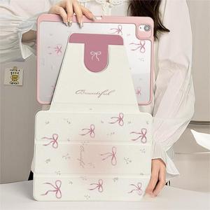 Suitable for iPad Air 7 <b>Tablet</b> Case, 720° Tri-Fold Rotatable, with Pen Slot, Stylish and Drop-Resistant Protective Cover - Product Image 5