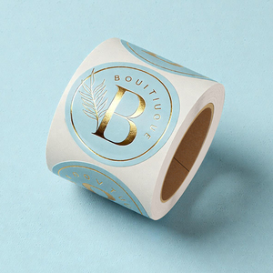 Custom Self-Adhesive Waterproof Thank You Stickers for <b>Gifts</b> Printed Packaging <b>Label</b> Tag Food packaging vinyl sticker - Product Image 3
