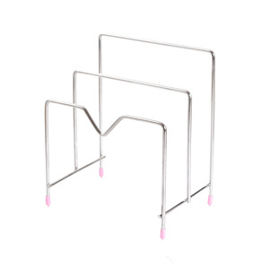 Support pour couvercles de casseroles Supor, rond en acier inoxydable avec support, organisateur de rangement pour cuisine - Product Image 5