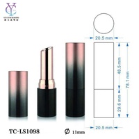 Tube de rouge à lèvres cosmétique rond en plastique de 5 ml, impression sur écran, couleur personnalisée, OEM/ODM, étiquette privée, tube vide