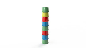 Juego de Vasos Apilables Coloridos al por Mayor, Juguete Educativo para Bebés y Niños Pequeños - Product Image 4