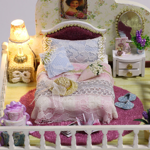 Know Me Factory DIY Miniature Doll House 1:24 Artisanat en bois Comprend un ensemble de meubles pour les enfants - Product Image 4