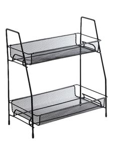 Organizador de Accesorios de Baño de Metal de 2 Niveles para Encimera - Product Image 6