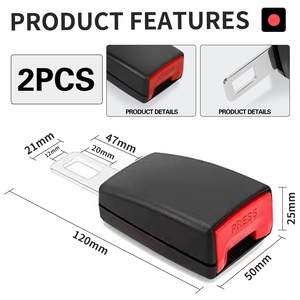 Clip para Accesorios de Asiento de Vehículo, Accesorio para Cinturón de Seguridad, Comúnmente Usado en la Mayoría de los Autos - Product Image 2