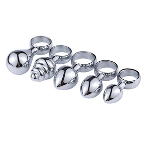 Plug anal en métal à tirer, perles anales, SM, entraînement sexuel, jouets pour le développement anal, bandes anales, masseur de prostate - Product Image 4