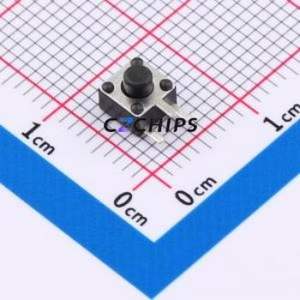 HX TS4543B3J 250gf Tactile Switch Bent Lead Through Hole-3P,4.5x4.5mm Single Pole Single Throw Round Button 2.5N - Product Image 1