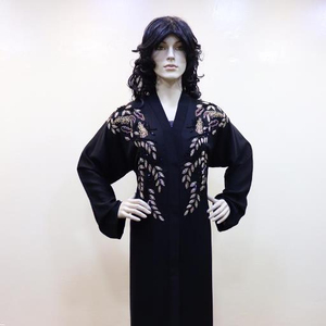 Hermoso azul Dubai Abaya Kaftan para hombres diseño tradicional marroquí trabajo manual tela Kaftan ropa larga para 2022 - Product Image 1