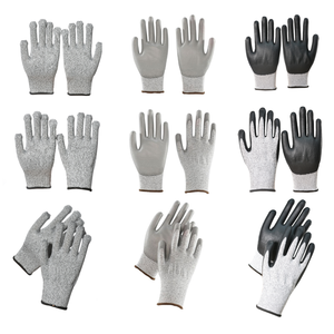 Guantes de trabajo de seguridad con estampado personalizado, buena venta, baratos, ligeros, de carnicero, resistentes a Cortes, Kevlar, de protección - Product Image 2