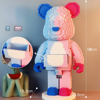 Bearbrick – blocs de construction multi-modèles, jouet éducatif pour la décoration de la maison, 50CM