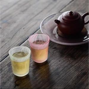Frosted Glass Teacups 50ml Asian Zen Design Small Aroma Cups For Individual Tea Tasting - Product Image 3