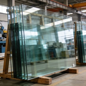 Verre trempé en gros pour la construction, haute résistance aux chocs, verre de sécurité transparent, peut être utilisé pour les meubles des espaces publics d'hôtels - Product Image 1