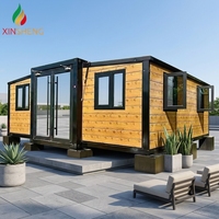Maison préfabriquée extensible en conteneur, maisons mobiles miniatures, conteneurs prêts à être expédiés, bureaux, magasins, maison modulaire préfabriquée