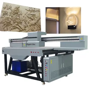 industrial large format 2d 3d uv flatbed printer uv digital flatbed printer 1610 a0 size I3200 heads