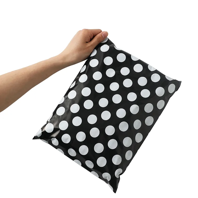High quality Dot pattern gift mailing bags small business packing supplies custom packaging box for clothes