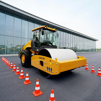 Rouleau compresseur hydraulique à tambour unique de 22 tonnes XS223H certifié CE pour la construction routière et aéroportuaire