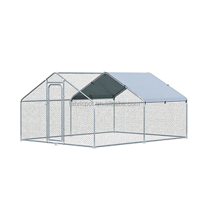 Poulailler mobile personnalisé et clôture pour lapins Filet métallique imperméable et respirant Vente en gros de cages en acier inoxydable en métal - Product Image 2