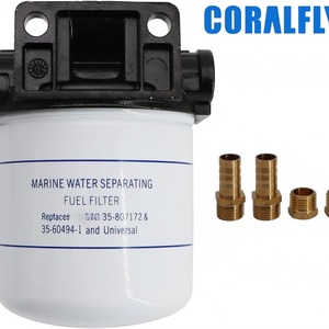 Filtre séparateur eau-carburant pour pièces hors-bord 35-60494-1 35-802893Q01 35-807172 pour moteur hors-bord de bateau 10 microns Remplace Mercury - Product Image 2