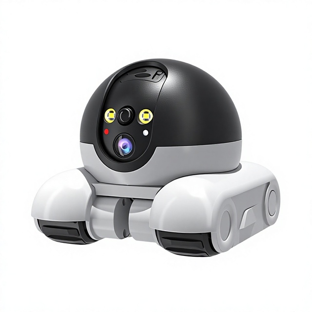 Pet Monitoring Robot Movable Indoor Mobile Phone Remote No Network Wireless Photography Plug-in-Free Camera 4x HD Video