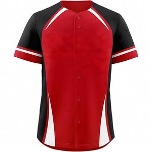 Factory Direct Sublimation Printing Plain Blank Unisex <b>Baseball</b> Jerseys - Product Image 5