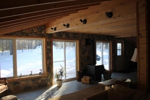 Structure en bois de pin, lodge de <span class=keywords><strong>montagne</strong></span>, cabine, cabane - Product Image 5