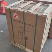 Nouvelle machine commerciale à crème glacée molle à 3 saveurs, haute productivité, automatique, de comptoir, pour gelato, desserts glacés, lait et eau