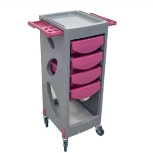 Chariot de salon de coiffure professionnel moderne avec construction en acrylique durable pour la chambre à coucher et l'extérieur - Product Image 5