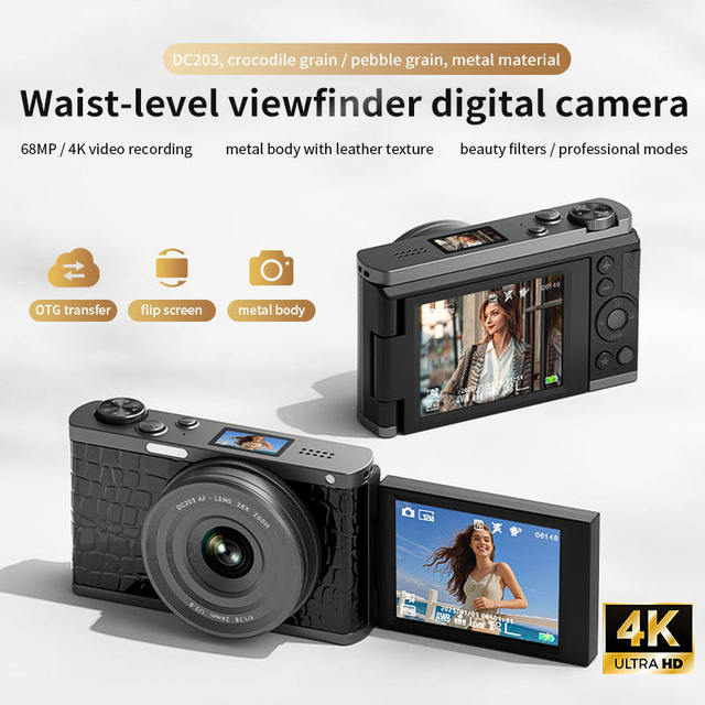 Hot Sale Electronics 4 K 72MP Photo Resolution 18X Zoom Camara Digital Profissional Retro Vintage Digital Camera