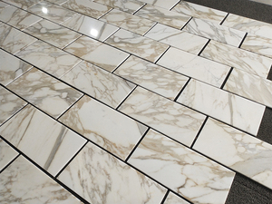 Calacatta กระเบื้องหินอ่อนสีทองดีไซน์ทันสมัยหินธรรมชาติสำหรับโรงแรมผนังห้องน้ำพื้นขัดเงาแผ่นใหญ่วิธีการออกแบบกราฟิก - Product Image 4