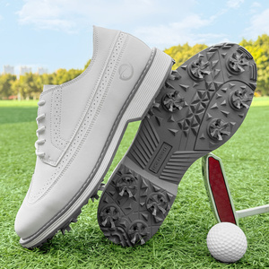 Chaussures <span class=keywords><strong>de</strong></span> <span class=keywords><strong>golf</strong></span> pour hommes, chaussures <span class=keywords><strong>de</strong></span> <span class=keywords><strong>golf</strong></span> <span class=keywords><strong>vintage</strong></span> à crampons, imperméables et respirantes - Product Image 4