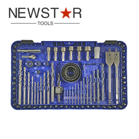 Kit de 90 forets CRV SS pour perçage et vissage manuel et électrique avec étui en plastique, compatible OEM, garantie 1 an