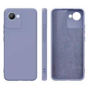 SMTT Silicone Mobile Couverture de Téléphone pour <span class=keywords><strong>OPPO</strong></span> Realme C30 4G soft touch téléphone portable cas SMTT Silicone Mobile Couverture de Téléphone - Product Image 1