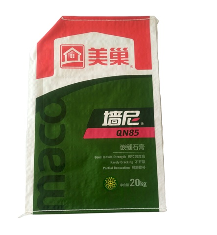 Machine Filling PP Woven Plastic Cement Valve Bag for 20Kg Sand 25kg Cement