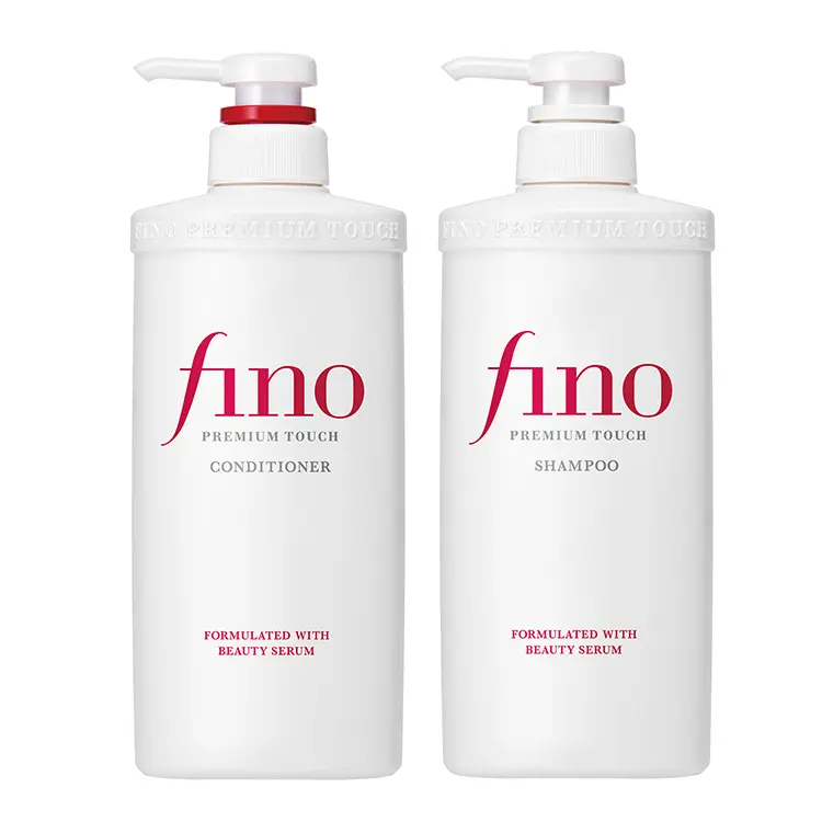 FINO 보습 보존 청소 유기농 벌크 헤어 제품 곱슬 상속인 푹신한 헤어 천연 모발을위한 샴푸 및 컨디셔너