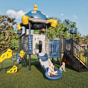 Vente en gros de jeux de plein air non toxiques pour enfants de tous âges avec toboggan, pour les écoles maternelles, les jardins communautaires et les projets - Product Image 1