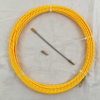 Outil de tirage de câble de plafond en polyester 3 mm 15 m, ruban de tirage de câble, tire-câble avec embouts de rechange