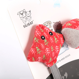 Lot de jouets boule de poisson, trois motifs, noir <span class=keywords><strong>bleu</strong></span> rouge, en peluche, chat, vente en gros - Product Image 5