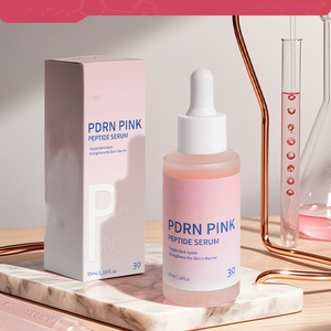 나이아신아마이드 알로에 베라 PDRN 히알루론산 펩타이드 세럼 로즈 글로우 수딩 트리트먼트 포 페이스 30mL 글래스 스킨 - Product Image 2