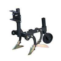 Kit d'accessoires multifonctionnel 4-en-1 pour mini-motoculteur agricole, charrue, herse, cultivateur désherbeur et boîte à engrais pour semoir