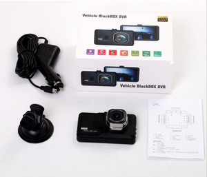 Full HD 1080P двойной объектив видеорегистратор переднего заднего автомобиля черный ящик Автомобильный видеорегистратор с ночным видением - Product Image 5