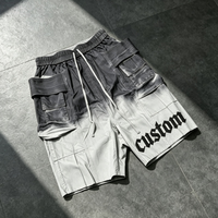 Shorts de sport pour hommes personnalisés, été, 100% coton, poches latérales, taille élastique, coupe ample, pour la course à pied, la remise en forme et l'entraînement