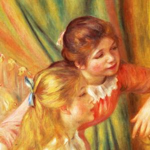 Reproduction de niveau muséal de l'œuvre de <span class=keywords><strong>Pierre</strong></span>-Auguste Renoir, Jeune Fille au Piano, Paysage, utilisant une reproduction numérique haute définition de peinture à l'huile. - Product Image 3