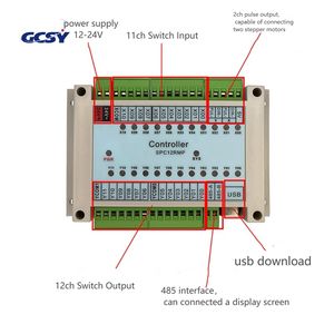 SPC12RMP PLC编程顺序控制器 气缸电磁阀 二轴脉冲步进伺服控制器 - Product Image 3
