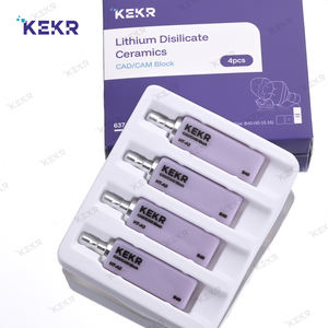 مواد طب الأسنان من كيكر: 4 قطع/صندوق من السيراميك الزجاجي ثنائي سيليكات الليثيوم B40 للمختبرات السنية، مناسب لـ CAD/CAM وسيرونا سيريك - Product Image 5
